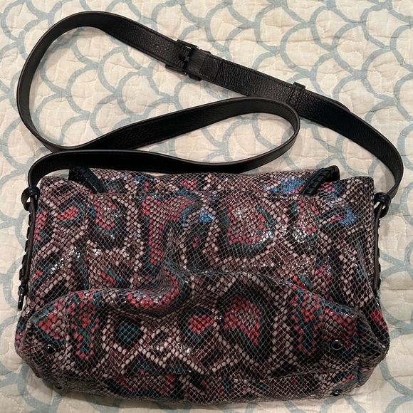 Aimee Kestenberg LoveOf Summer snake print leather crossbody. - Picture 2 of 5